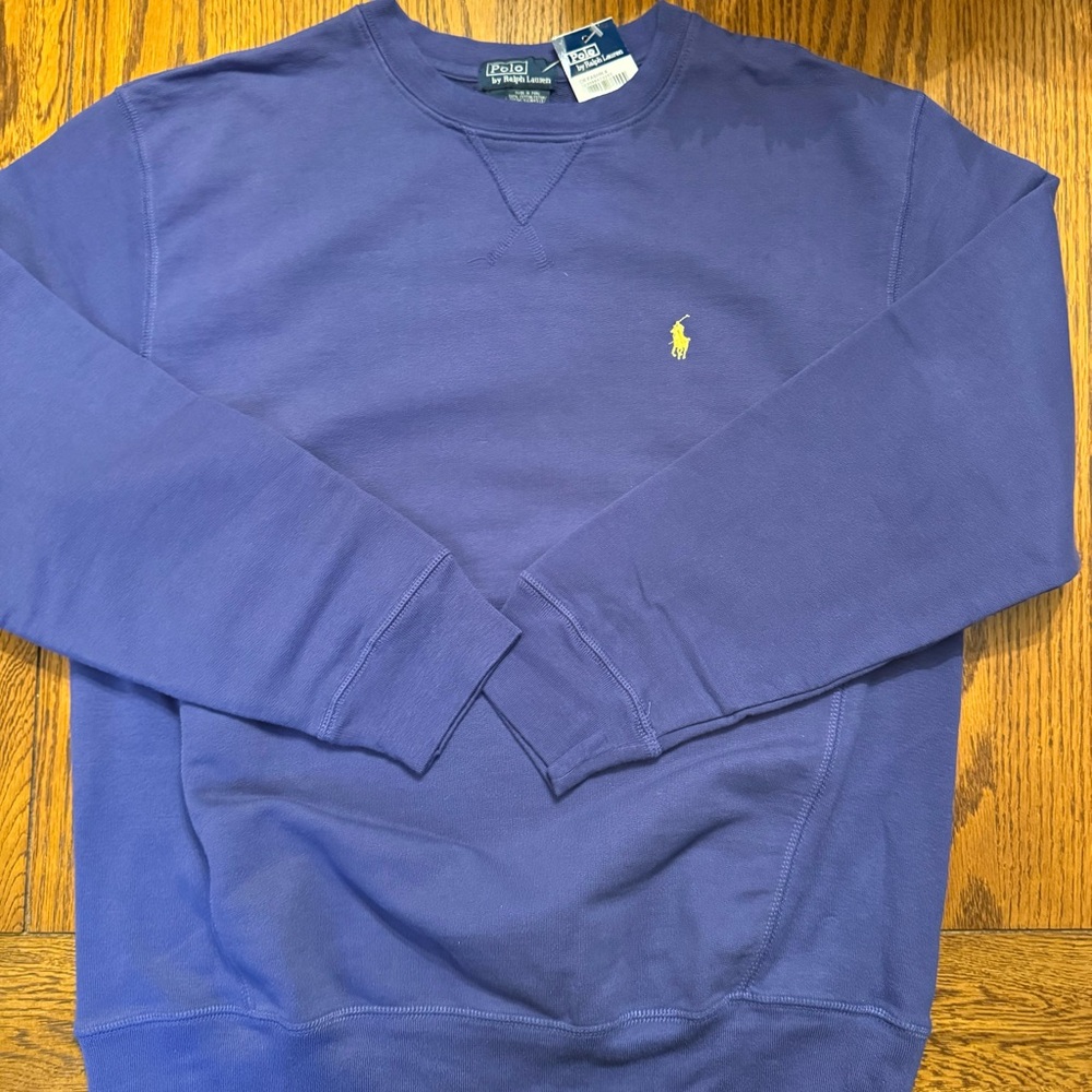 NWT Polo Purple crewneck sweatshirt